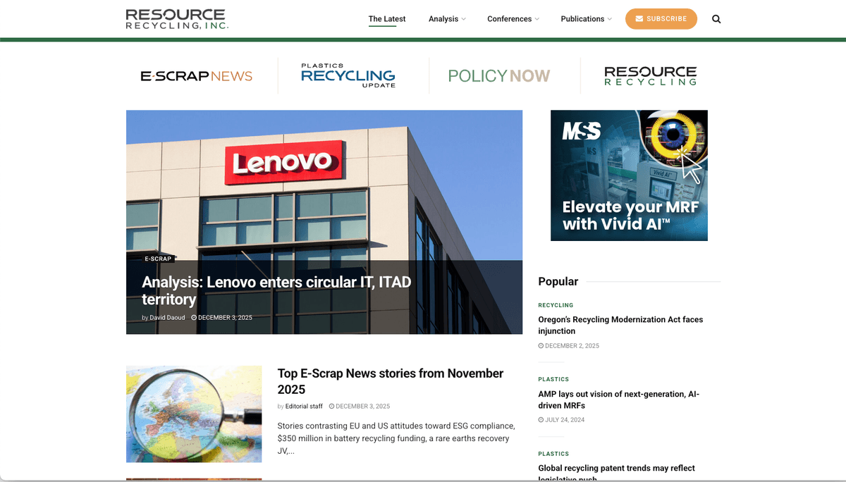 Resource Recycling UI