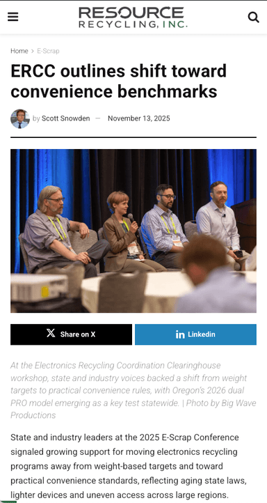 Resource Recycling Mobile UI