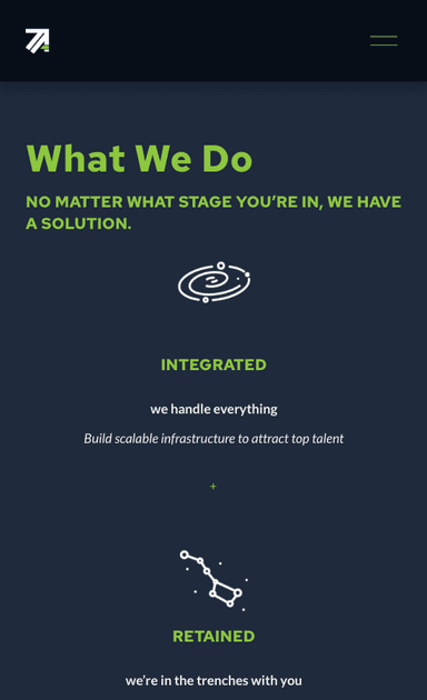 StartupTAP Mobile UI